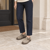 montelore-souliers Babies femme marron en cuir suédé à plateforme