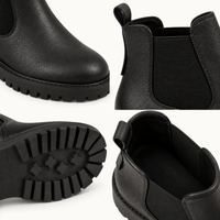 montelore-souliers Bottes Noires Femme Chelsea Noir