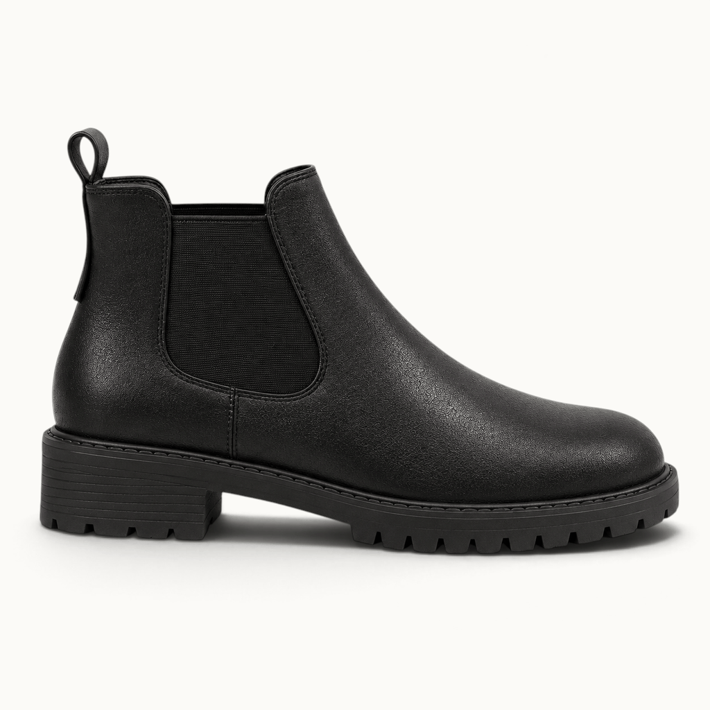 montelore-souliers Bottes Noires Femme Chelsea Noir