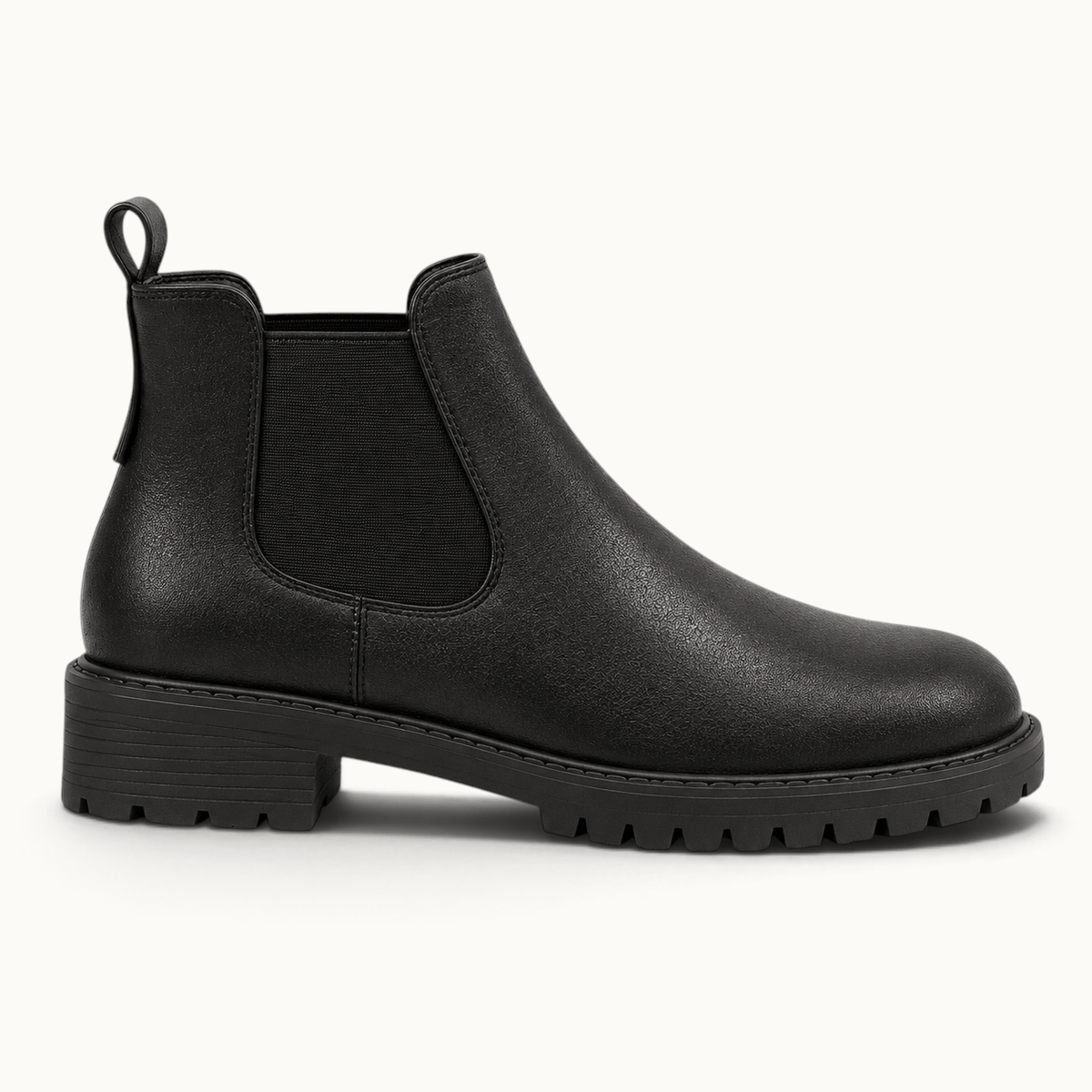 montelore-souliers Bottes Noires Femme Chelsea Noir