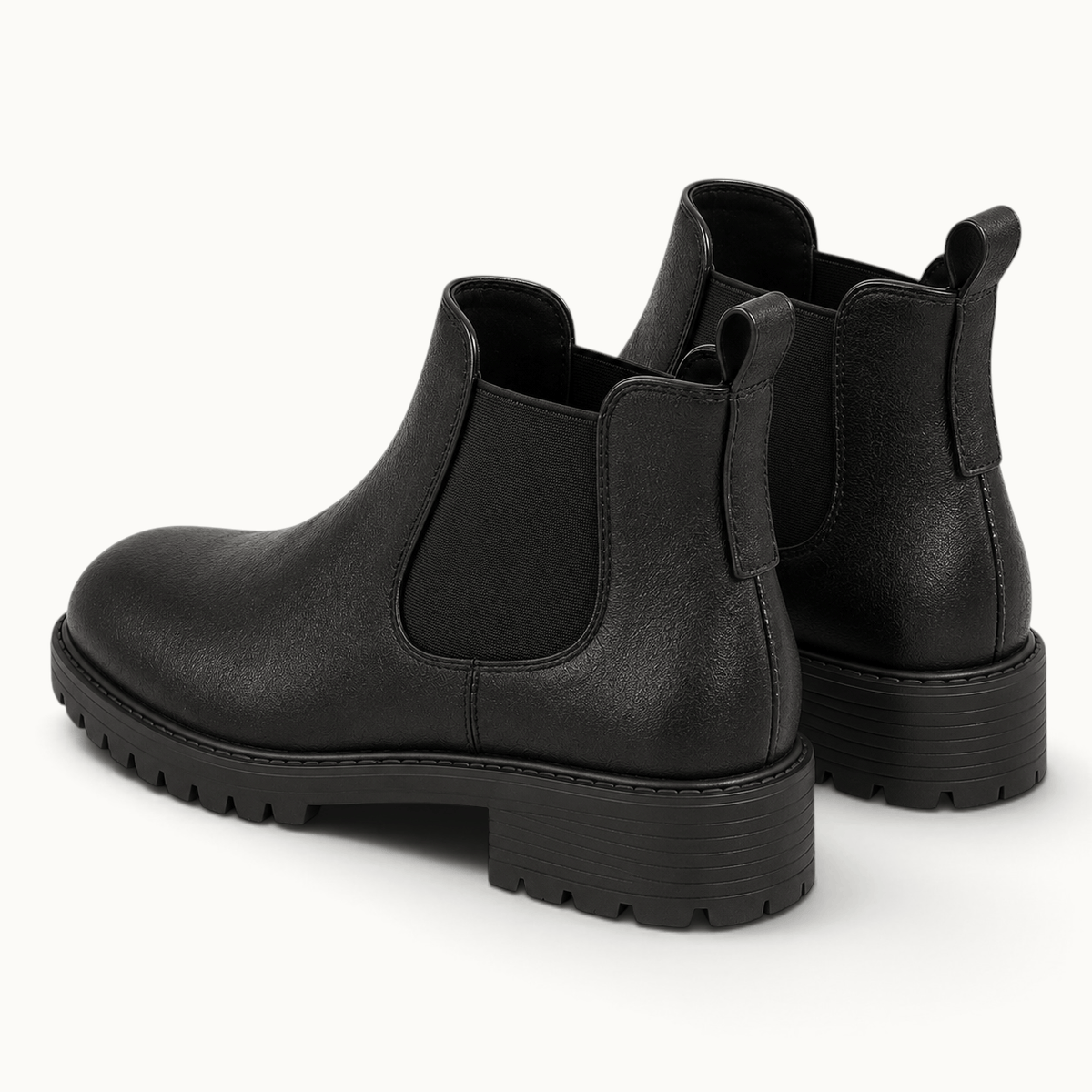 montelore-souliers Bottes Noires Femme Chelsea Noir