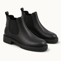 montelore-souliers Bottes Noires Femme Chelsea Noir