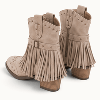 montelore-souliers Bottines Automne À Franges Style Western