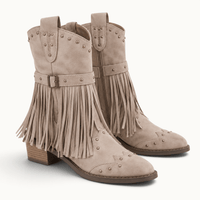 montelore-souliers Bottines Automne À Franges Style Western