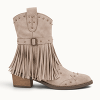 montelore-souliers Bottines Automne À Franges Style Western