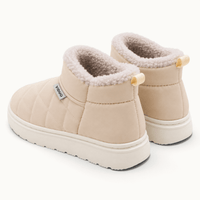montelore-souliers Bottines Beige Femme Matelassées Fourrées