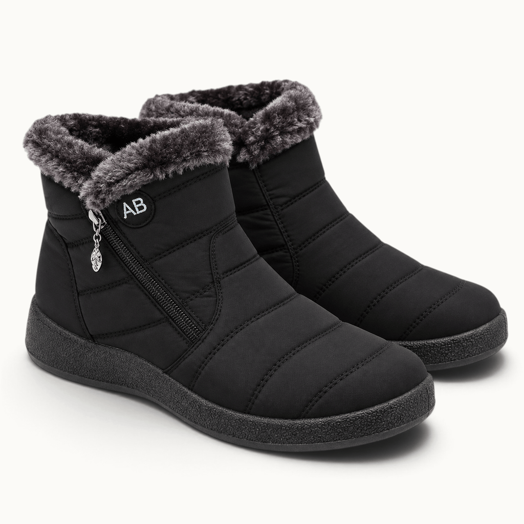 montelore-souliers Bottines Boots Femme Fourrées Imperméables
