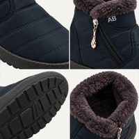 montelore-souliers Bottines Boots Femme Fourrées Imperméables