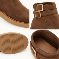 montelore-souliers Bottines Camel En Suédine