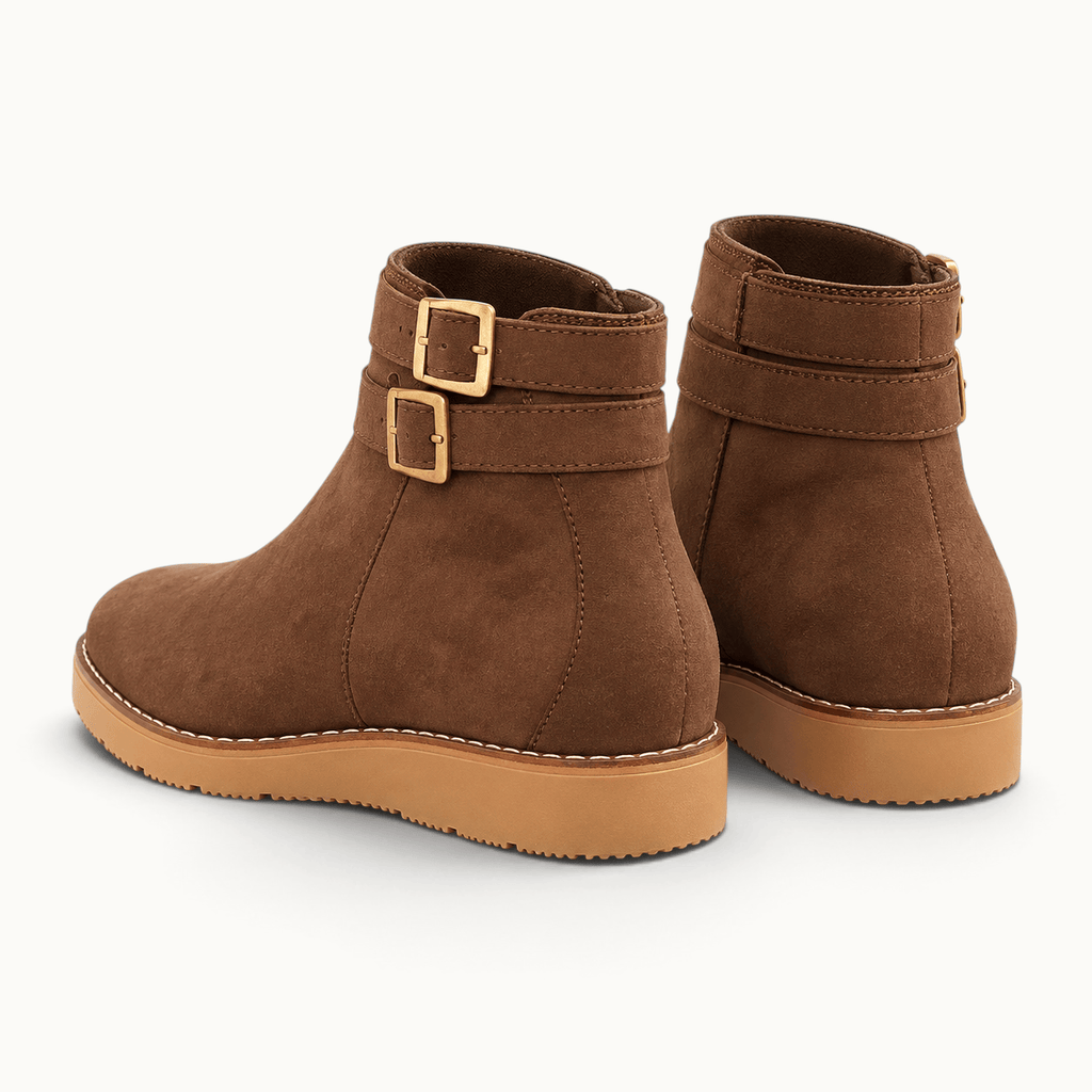 montelore-souliers Bottines Camel En Suédine