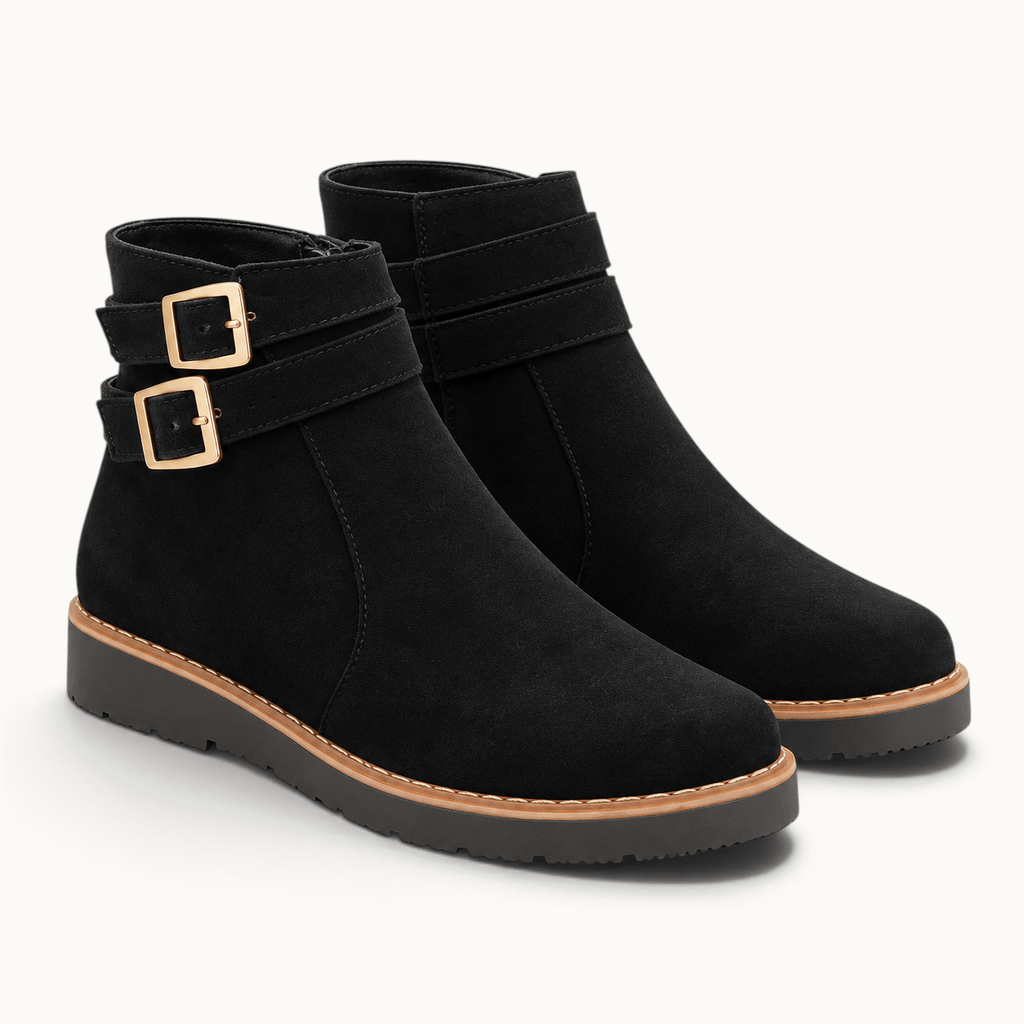 montelore-souliers Bottines Camel En Suédine