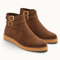 montelore-souliers Bottines Camel En Suédine