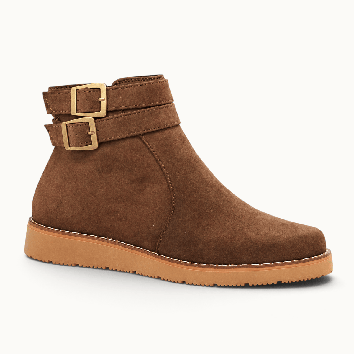 montelore-souliers Bottines Camel En Suédine