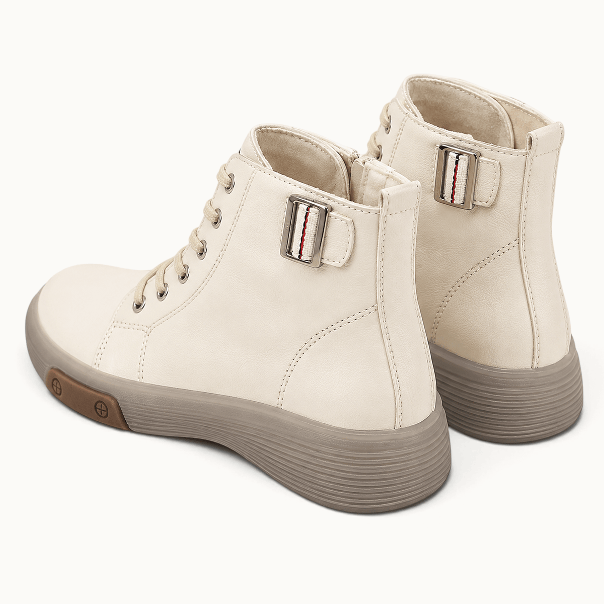 montelore-souliers Bottines Caoutchouc À Lacets Plates