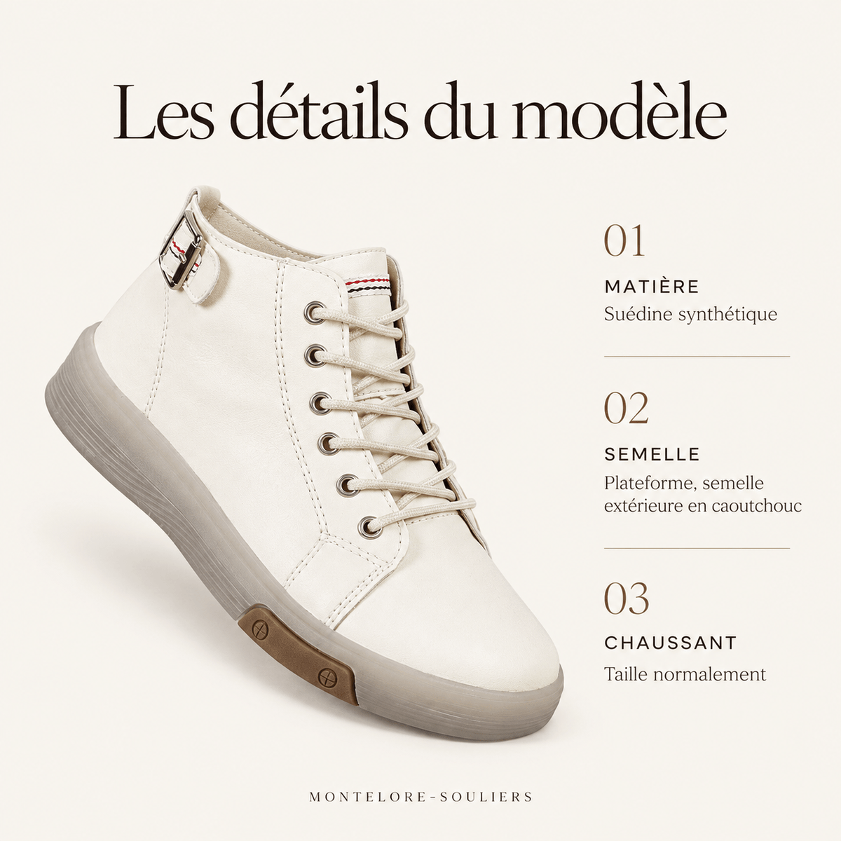 montelore-souliers Bottines Caoutchouc À Lacets Plates