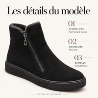 montelore-souliers Bottines Chaudes En Peluche À Fermeture Éclair