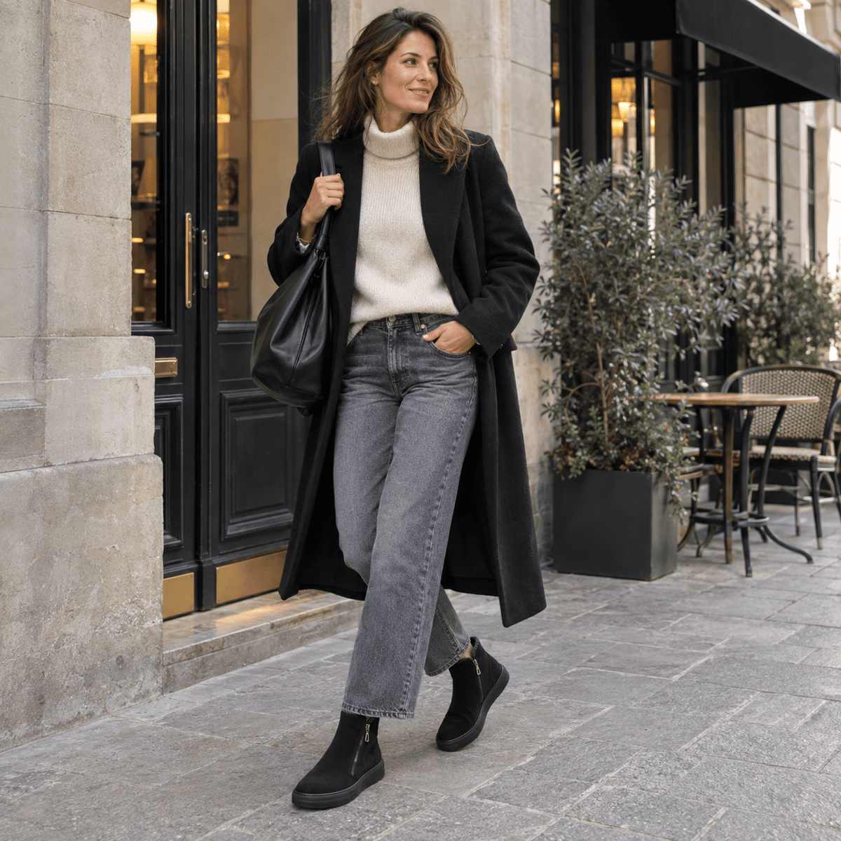montelore-souliers Bottines Chaudes En Peluche À Fermeture Éclair