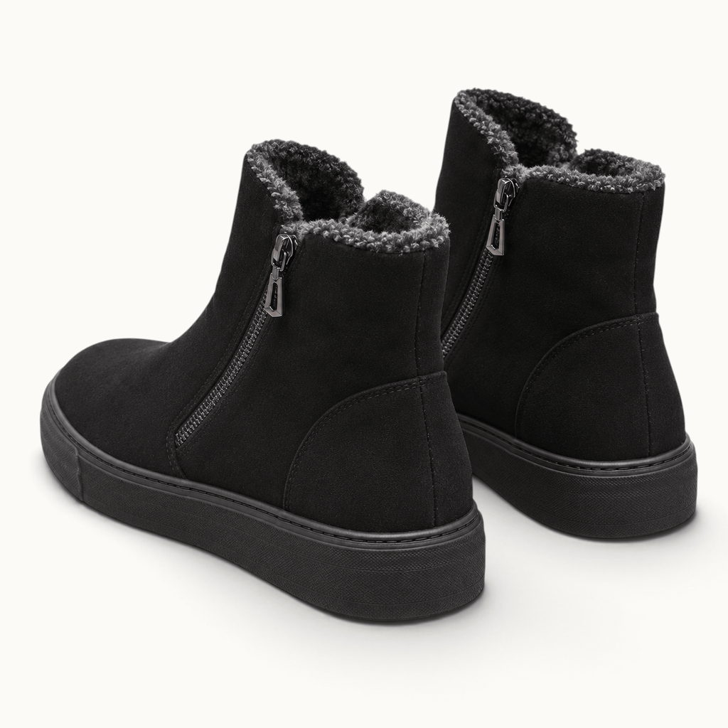 montelore-souliers Bottines Chaudes En Peluche À Fermeture Éclair