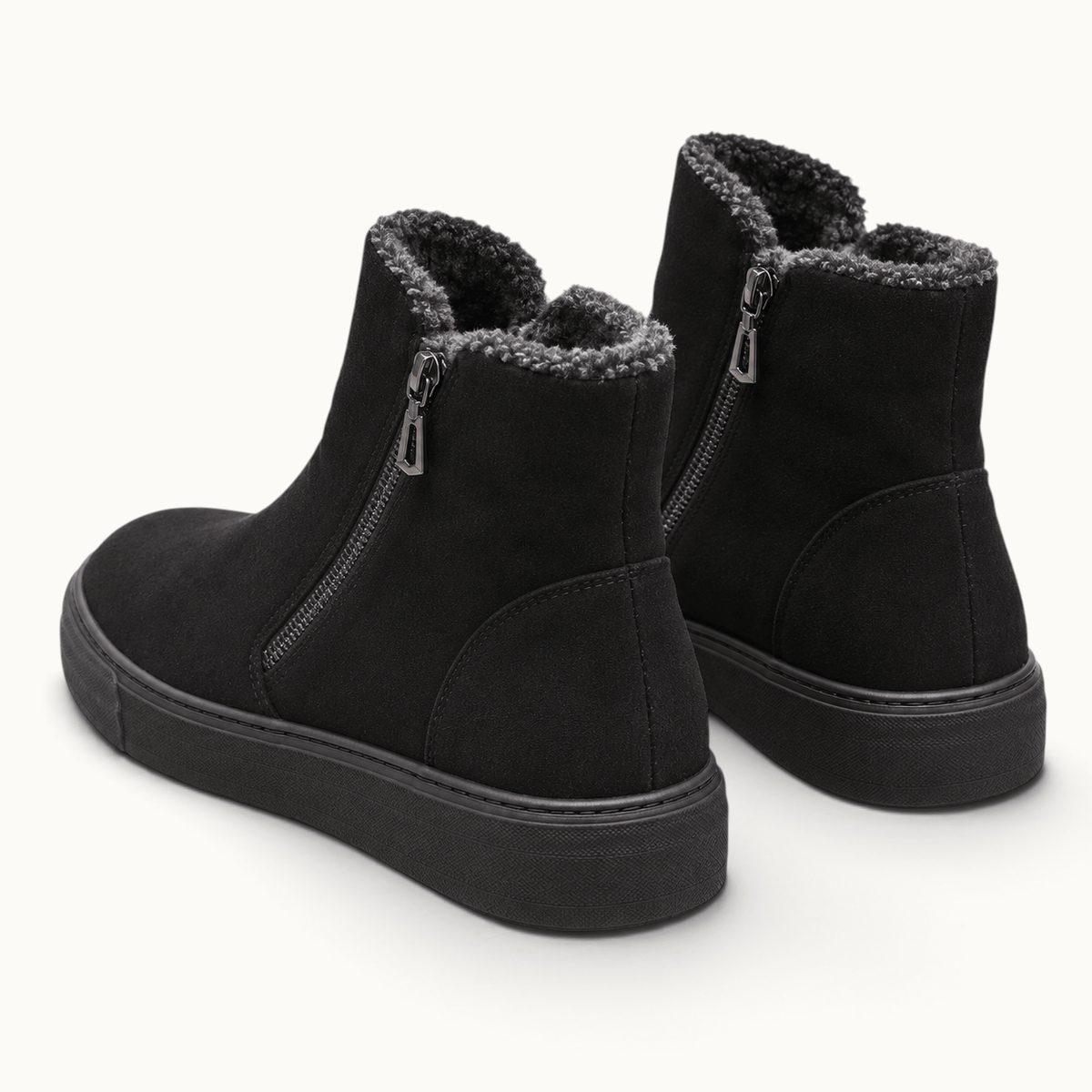 montelore-souliers Bottines Chaudes En Peluche À Fermeture Éclair