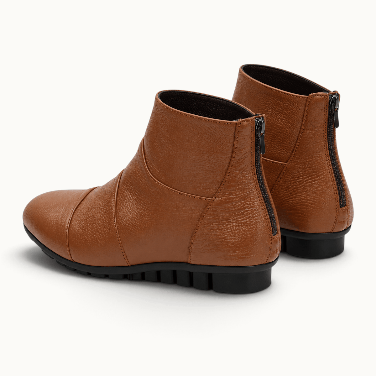 montelore-souliers Bottines Cuir Femme Compensées