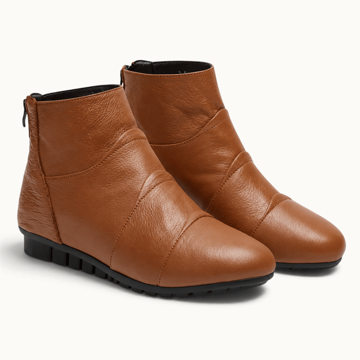 montelore-souliers Bottines Cuir Femme Compensées