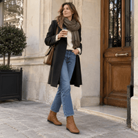montelore-souliers Bottines Cuir Femme Compensées