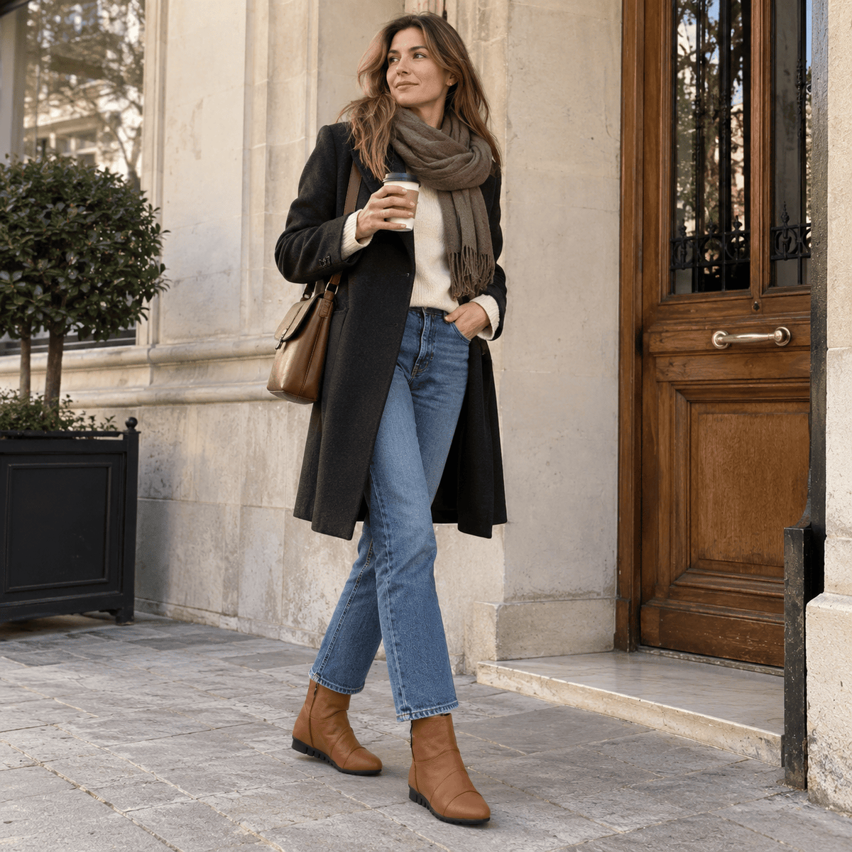 montelore-souliers Bottines Cuir Femme Compensées