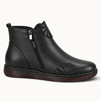 montelore-souliers Bottines Cuir Souple De Vachette Plates