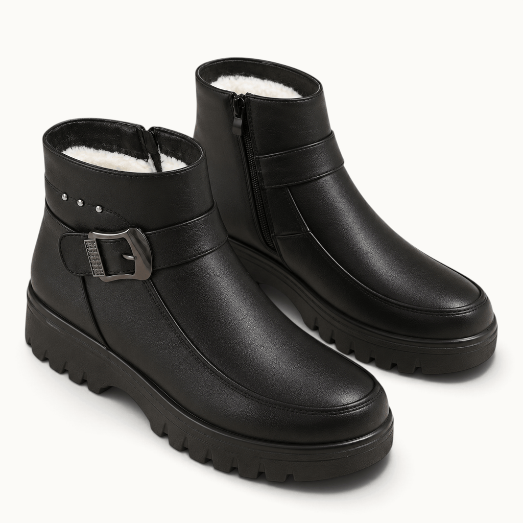 montelore-souliers Bottines D'Hiver Fourrées Plates