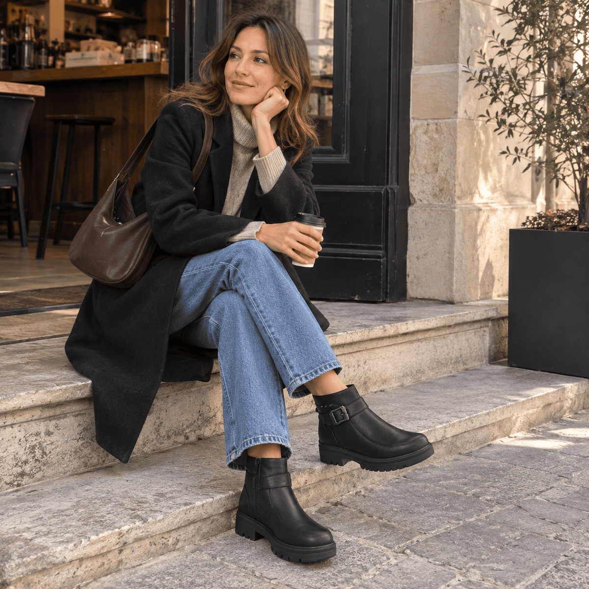 montelore-souliers Bottines D'Hiver Fourrées Plates