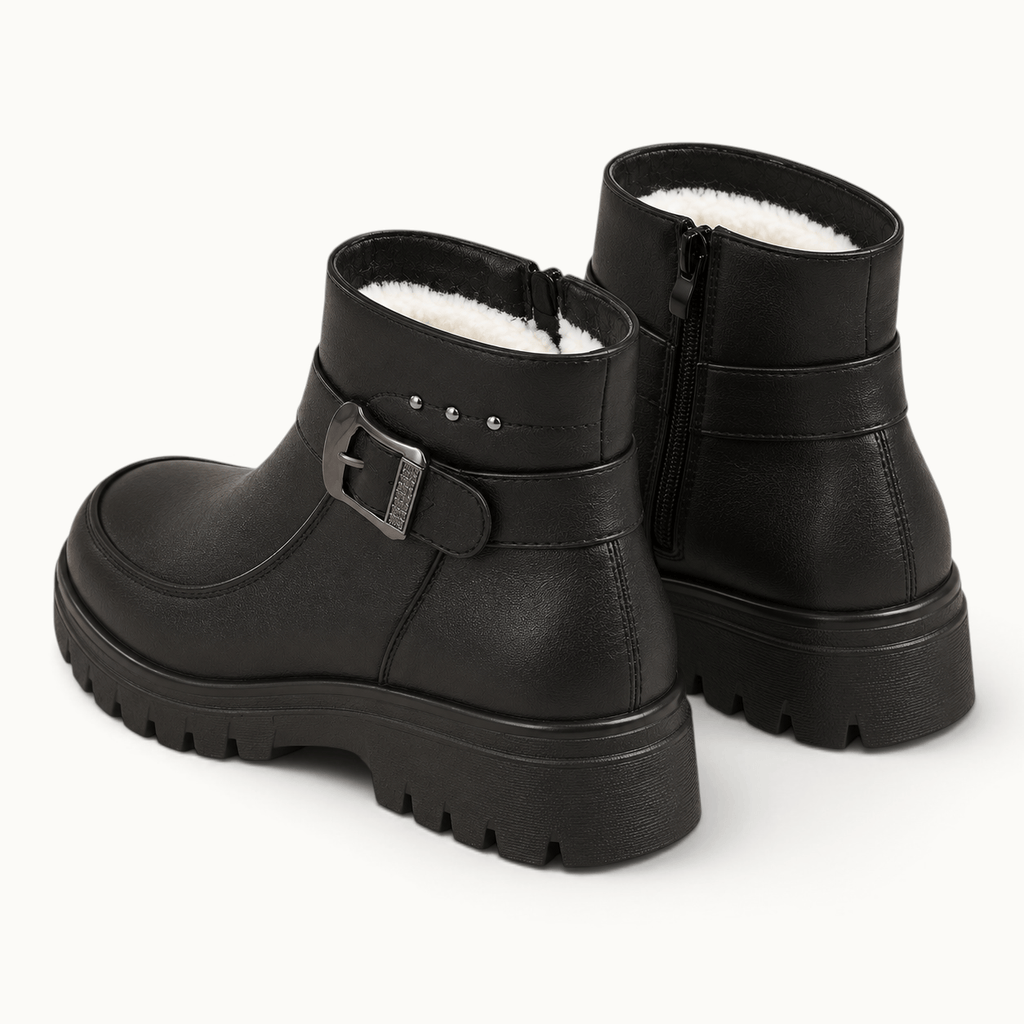 montelore-souliers Bottines D'Hiver Fourrées Plates