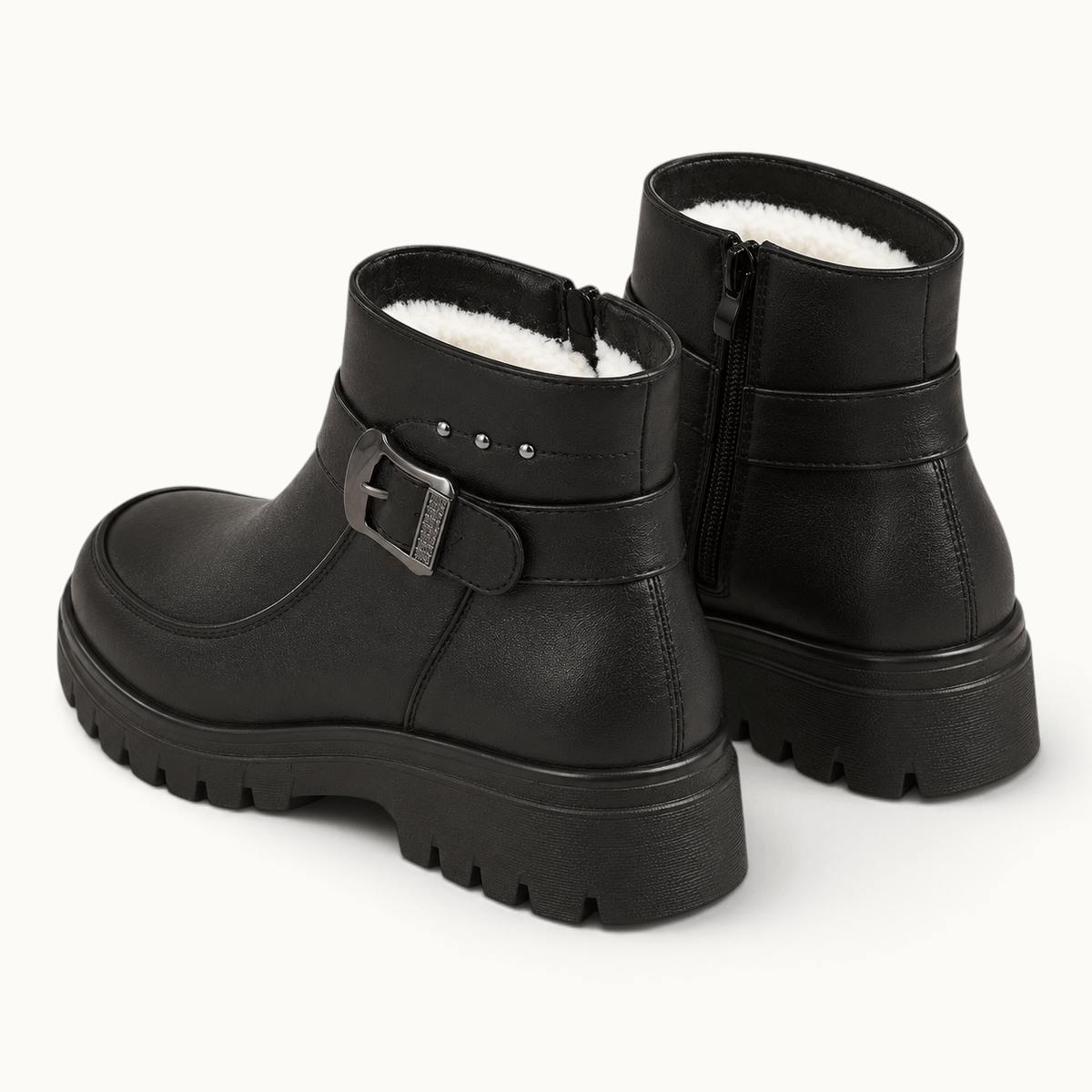 montelore-souliers Bottines D'Hiver Fourrées Plates