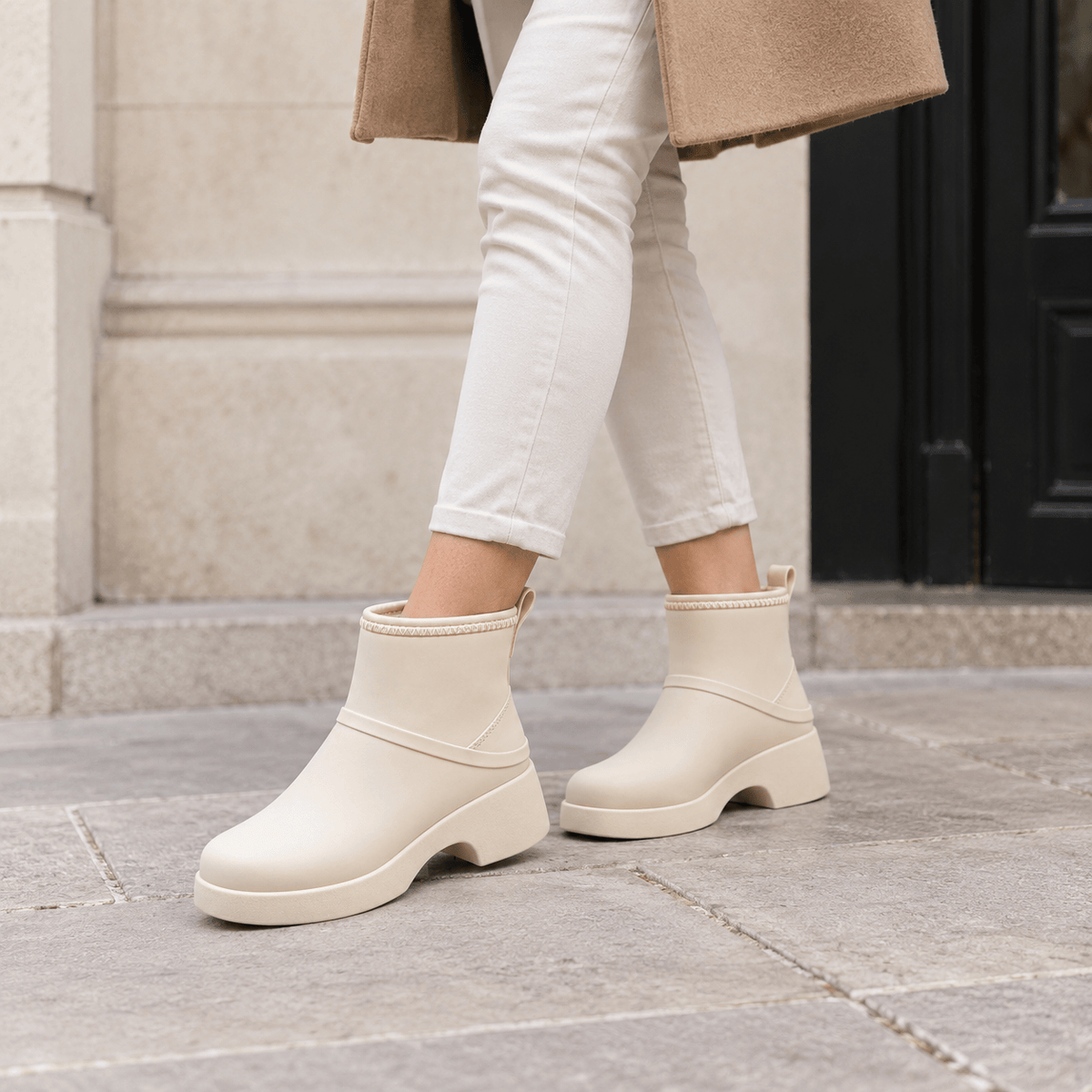 montelore-souliers Bottines De Pluie Beige
