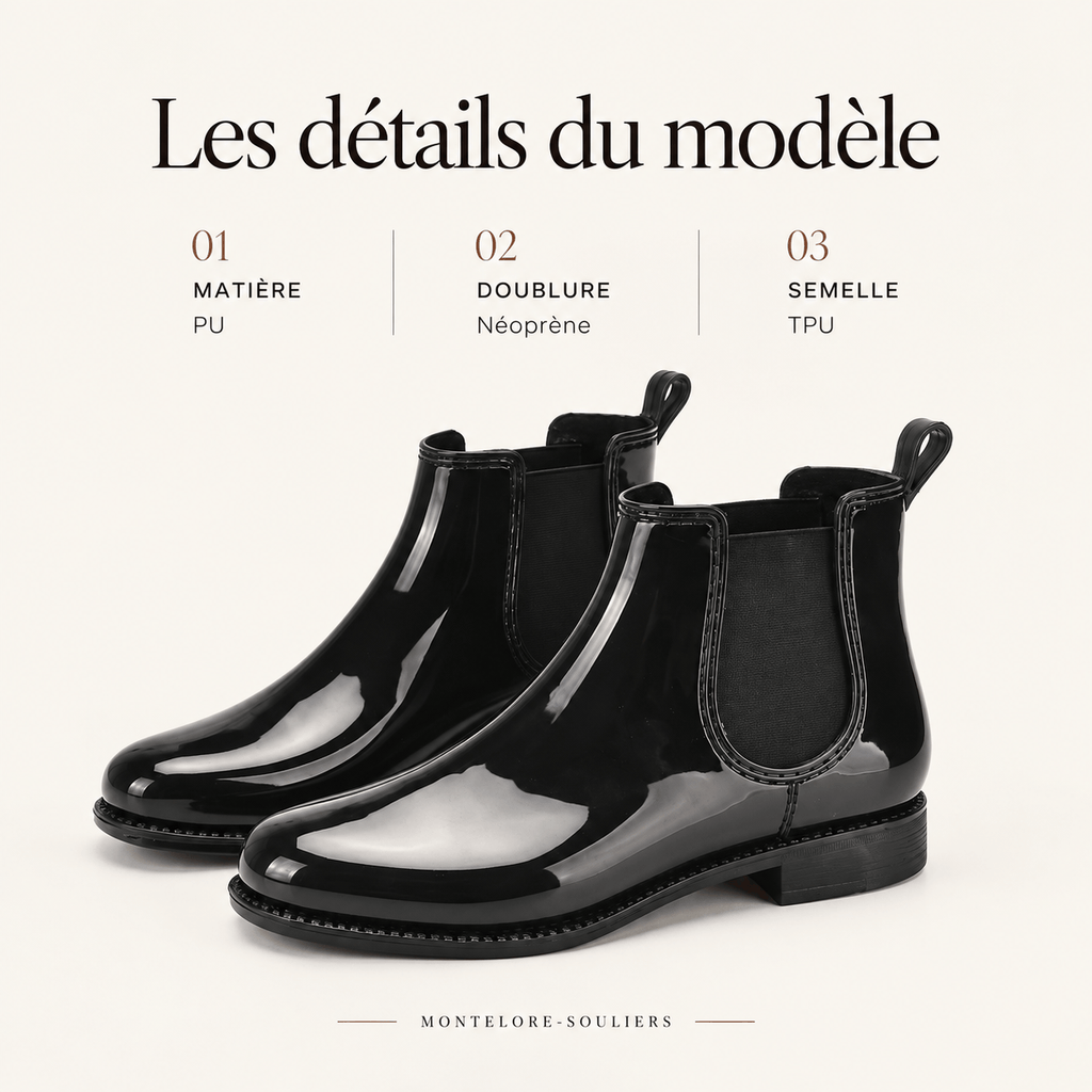 montelore-souliers Bottines De Pluie Chelsea