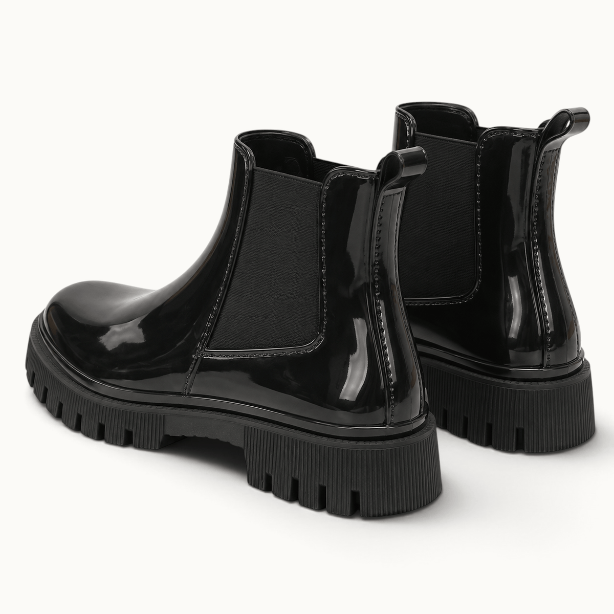 montelore-souliers Bottines De Pluie Chelsea En PVC