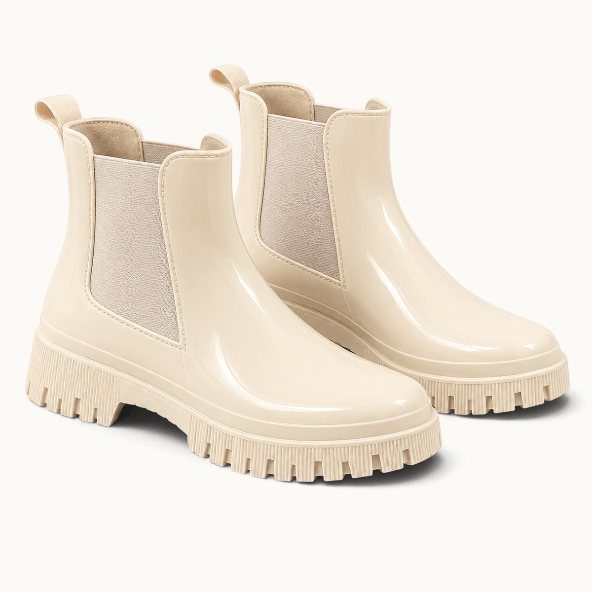montelore-souliers Bottines De Pluie Chelsea En PVC