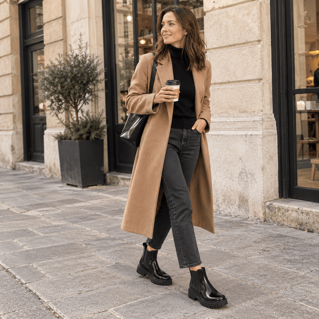 montelore-souliers Bottines De Pluie Chelsea En PVC