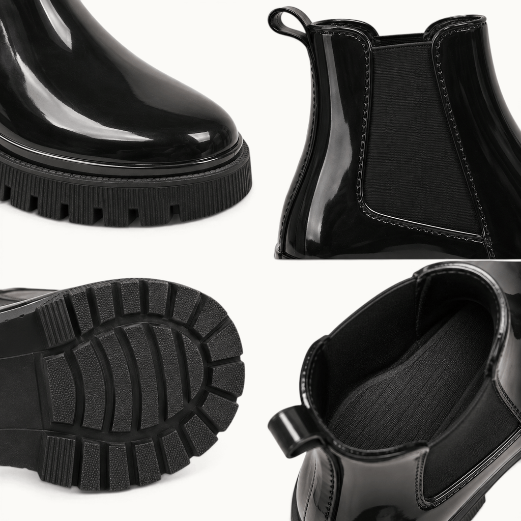 montelore-souliers Bottines De Pluie Chelsea En PVC