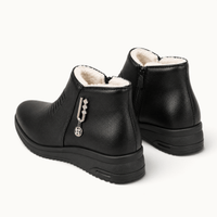 montelore-souliers Bottines De Pluie Femme Chaudes Imperméables