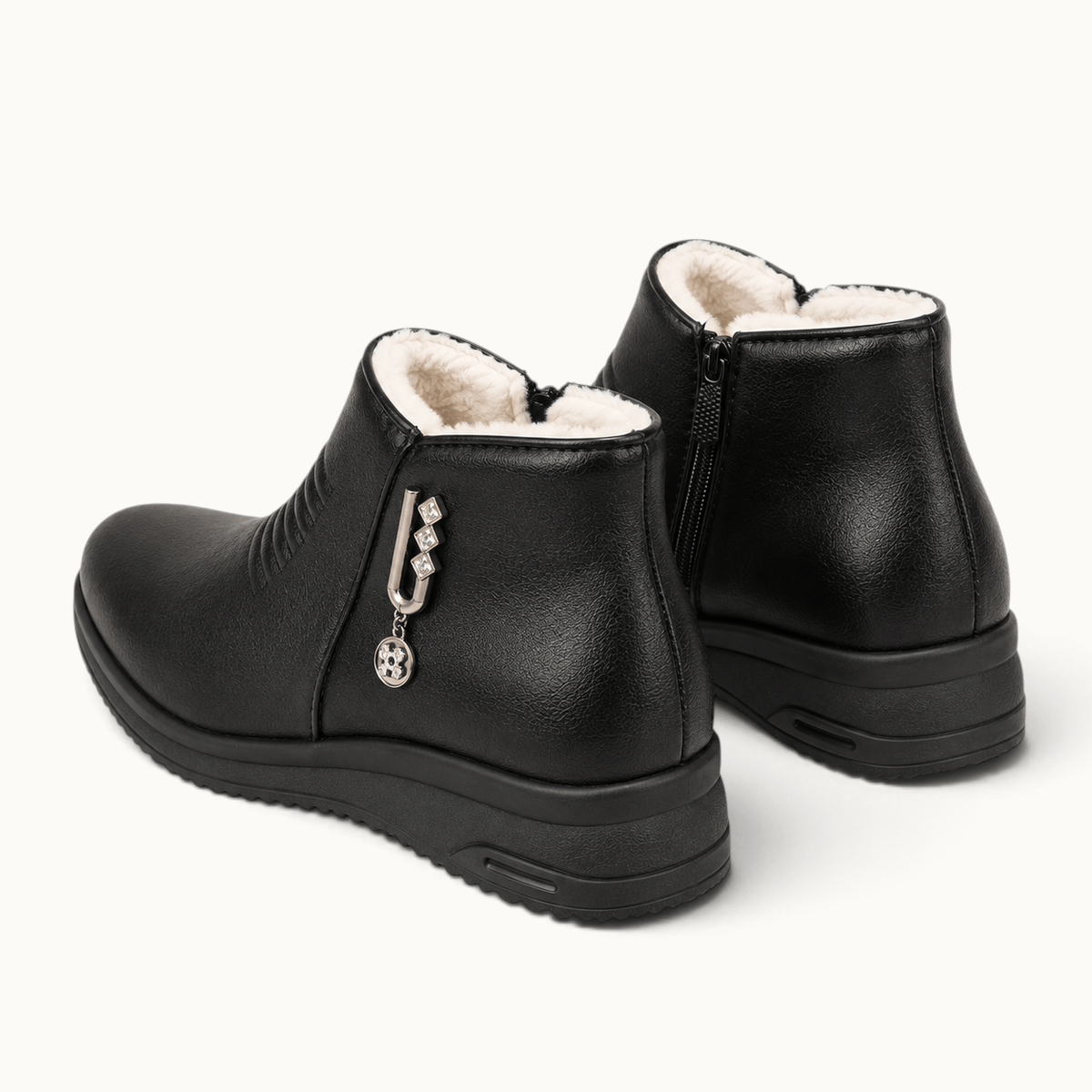 montelore-souliers Bottines De Pluie Femme Chaudes Imperméables
