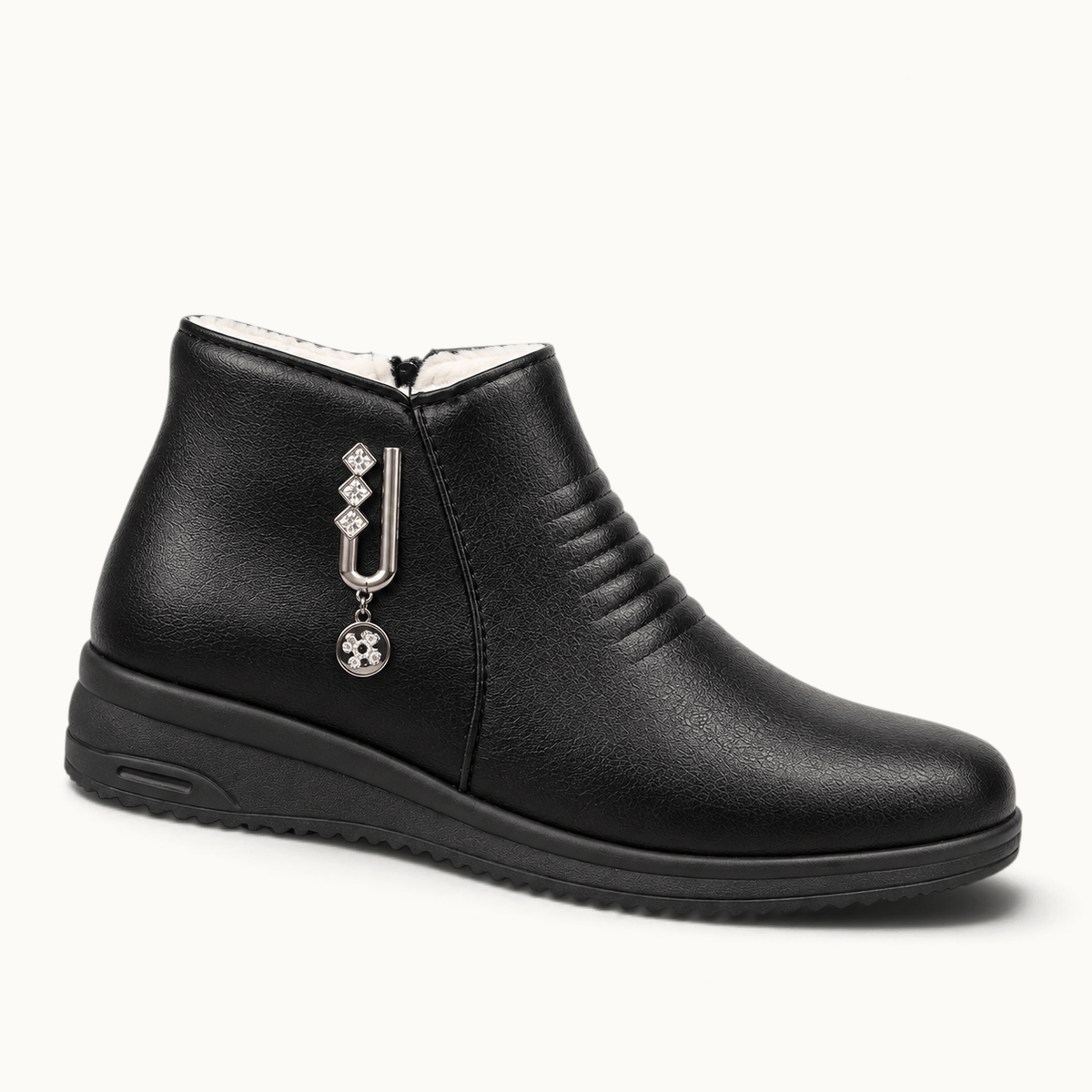 montelore-souliers Bottines De Pluie Femme Chaudes Imperméables