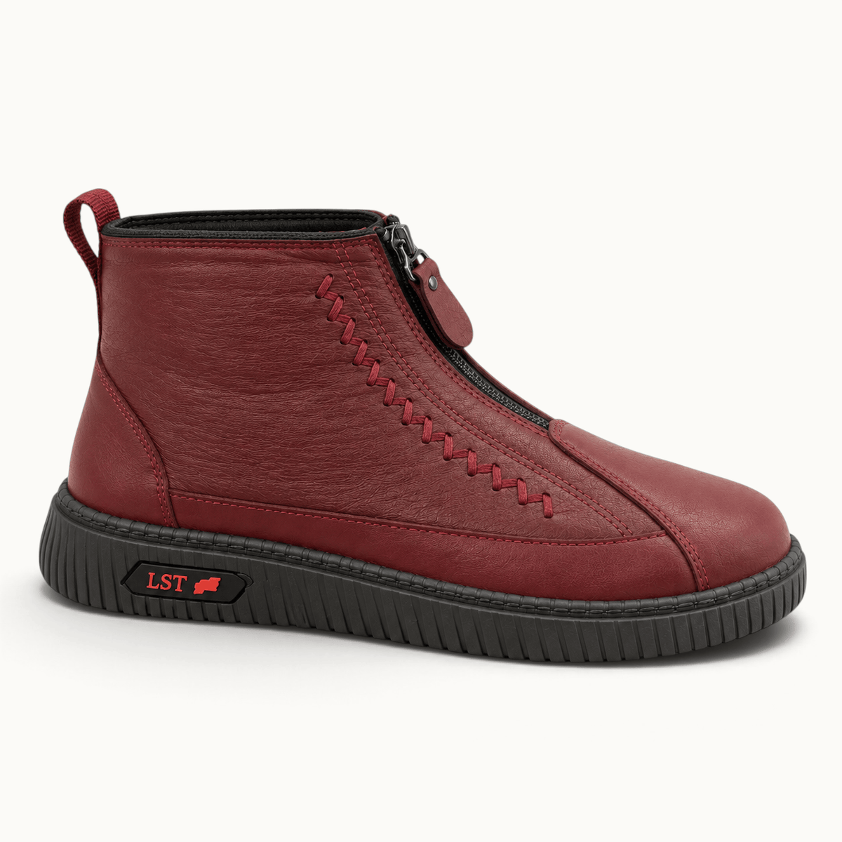 montelore-souliers Bottines De Pluie Fourrées Fermeture Éclair Devant