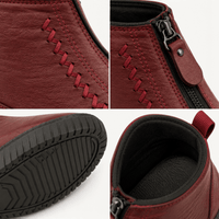 montelore-souliers Bottines De Pluie Fourrées Fermeture Éclair Devant