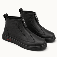 montelore-souliers Bottines De Pluie Fourrées Fermeture Éclair Devant
