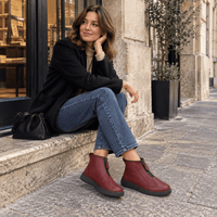 montelore-souliers Bottines De Pluie Fourrées Fermeture Éclair Devant