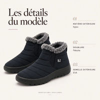 montelore-souliers Bottines En Acétate De Vinyle-Éthylène Fourrées En Peluche