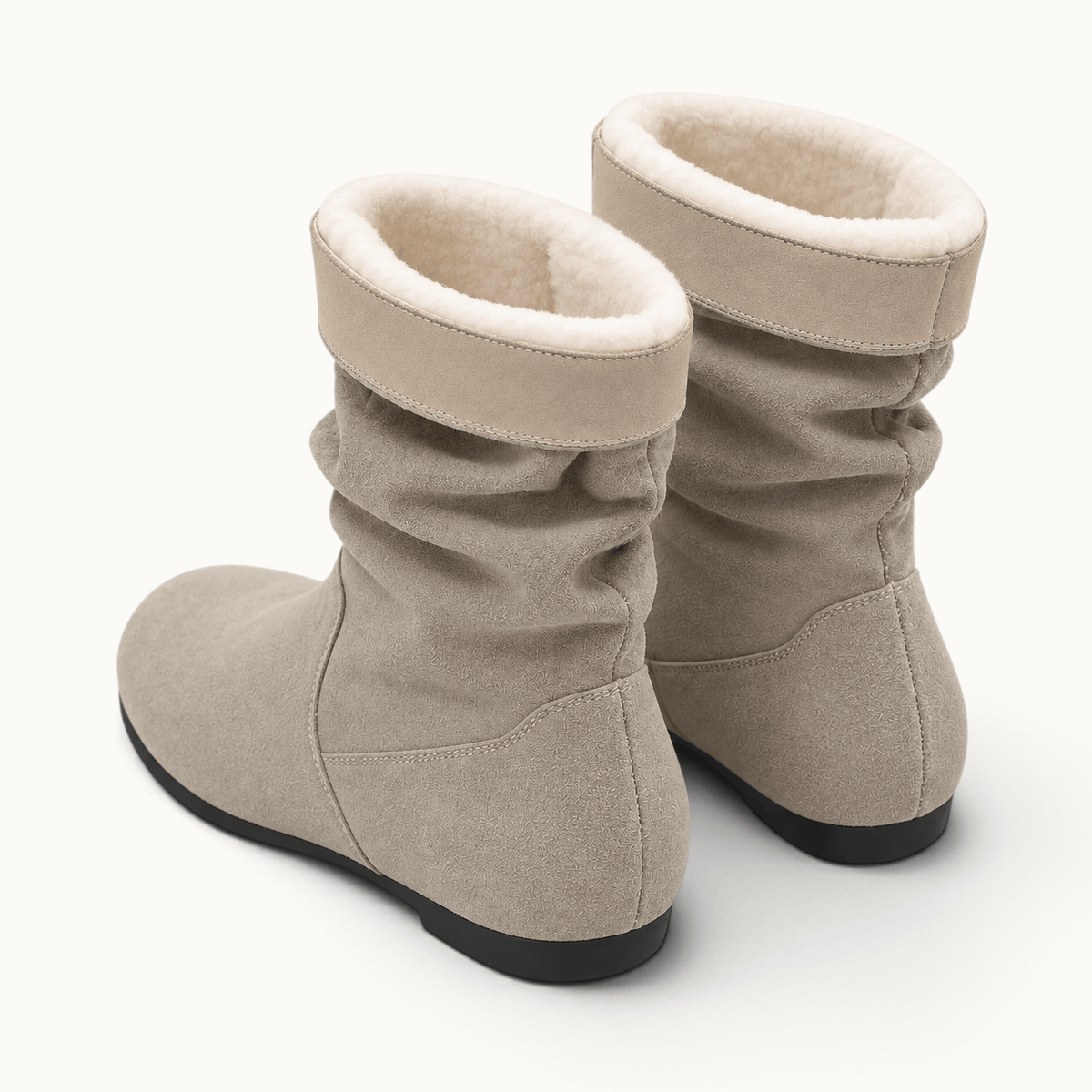 montelore-souliers Bottines En Suédine Plates