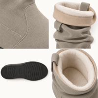 montelore-souliers Bottines En Suédine Plates
