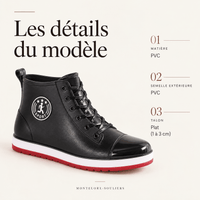 montelore-souliers Bottines Été De Pluie Noires