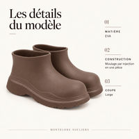montelore-souliers Bottines EVA De Pluie